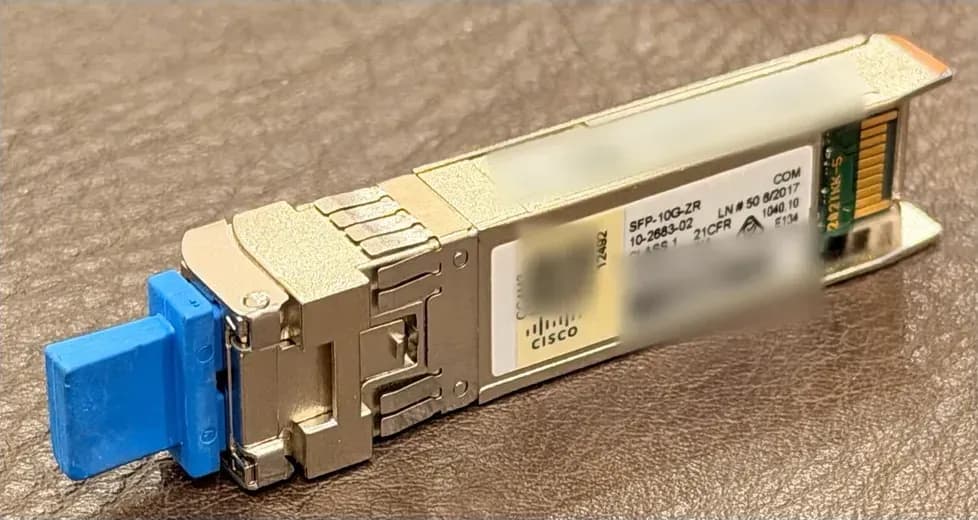 Cisco SFP-10G-ZR module quang SFP+ 10GBASE-ZR đơn mode 1550nm 80km