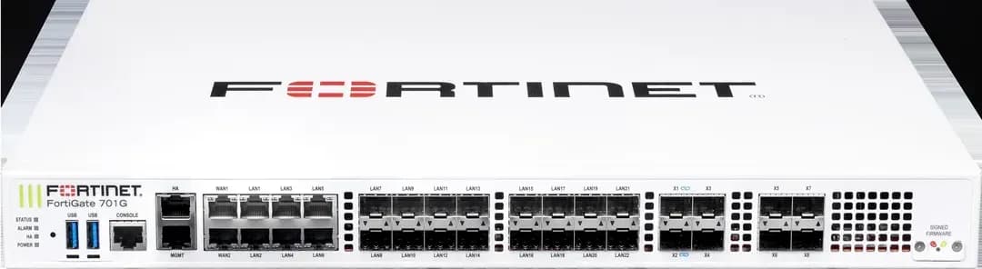Fortinet FG-700G tường lửa thế hệ mới NP7 CP10 25GE