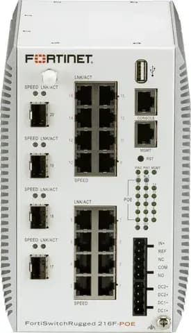Fortinet FSR-216F-POE mặt trước