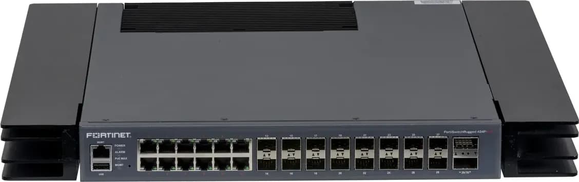 Fortinet FSR-424F-POE switch công nghiệp 1RU PoE 421W 2.5G 10G 40G