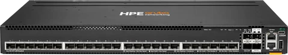 HPE R8S92A switch quang Aruba CX 6300M 24 cổng 10G SFP+ LRM 2x50G