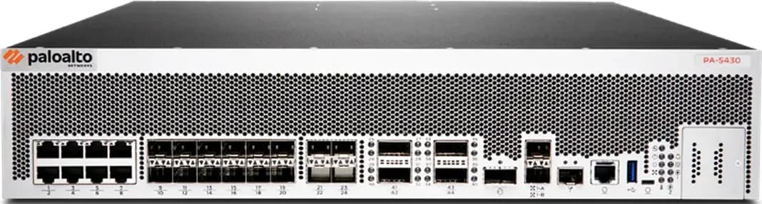 Palo Alto PA-5430 tường lửa NGFW 80 Gbps 4x 100G QSFP28 4x 25G SFP28