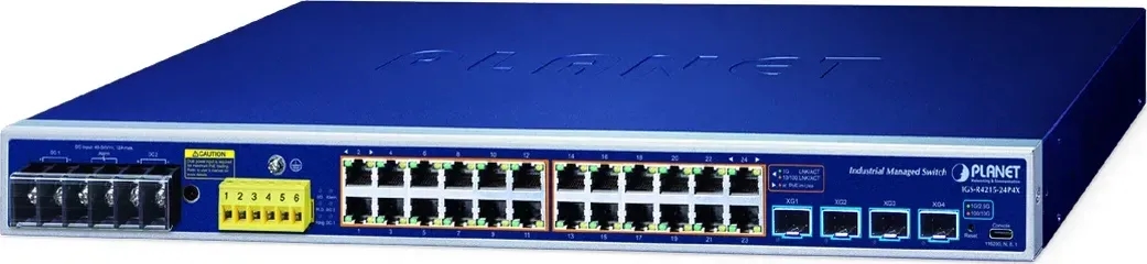 PLANET IGS-R4215-24P4X mặt trước