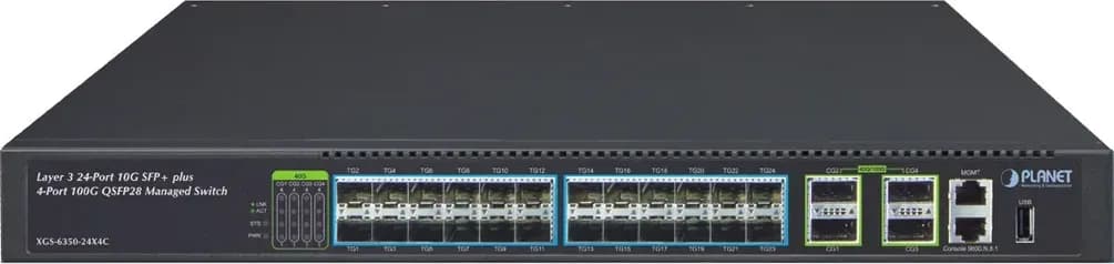 PLANET XGS-6350-24X4C mặt trước