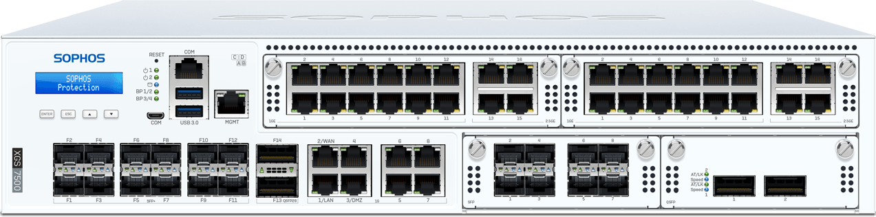 Tường lửa Sophos XGS 7500 – Next-Gen Firewall hiệu năng cao cho doanh nghiệp lớn