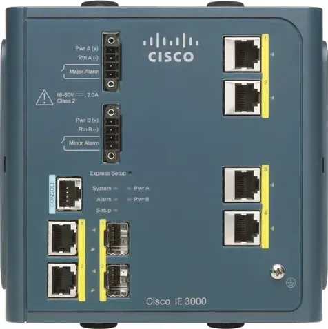 Cisco IE-3000-4TC mặt trước