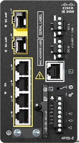 Cisco Catalyst IE-3100-4P2S-E mặt trước