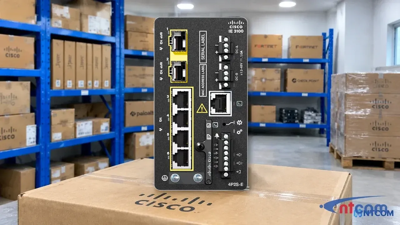 Cisco IE-3100-4P2S-E tại văn phòng NTCOM (ảnh minh hoạ)