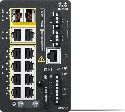 Cisco Catalyst IE-3100-8P2C-E mặt trước