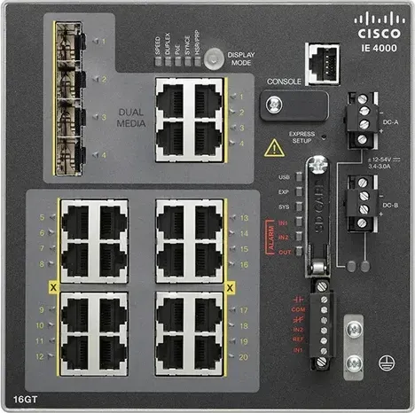 Cisco IE-4000-16GT4G-E mặt trước