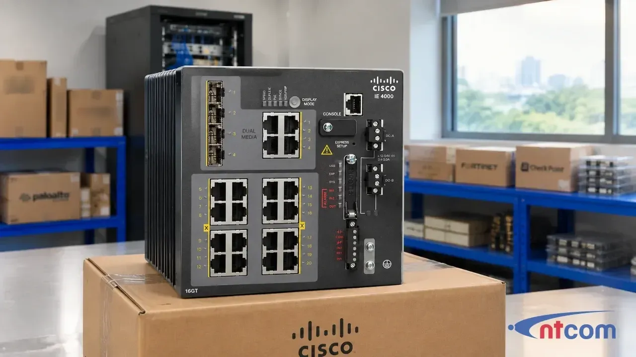 Cisco IE-4000-16GT4G-E tại kho NTCOM (ảnh minh hoạ)