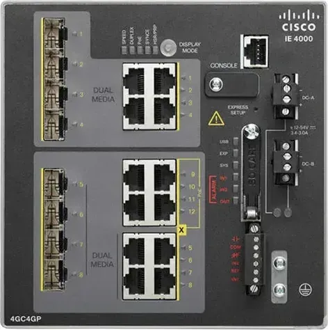 Cisco IE-4000-4GC4GP4G-E mặt trước