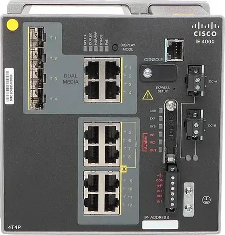 Cisco IE-4000-4T4P4G-E mặt trước