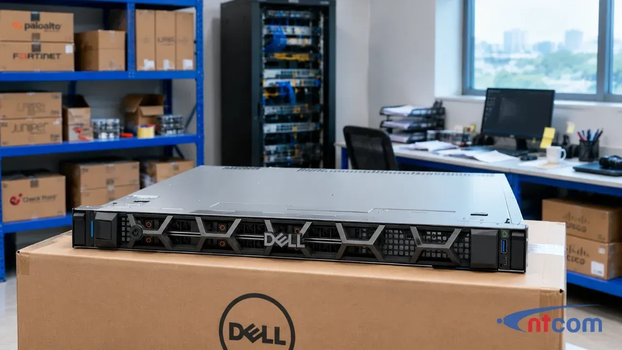 Dell PowerEdge R260 tại văn phòng NTCOM (ảnh minh hoạ)