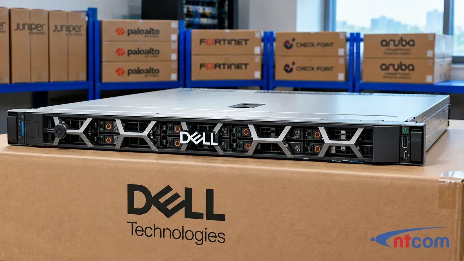 Dell PowerEdge R360 tại văn phòng NTCOM (ảnh minh hoạ)