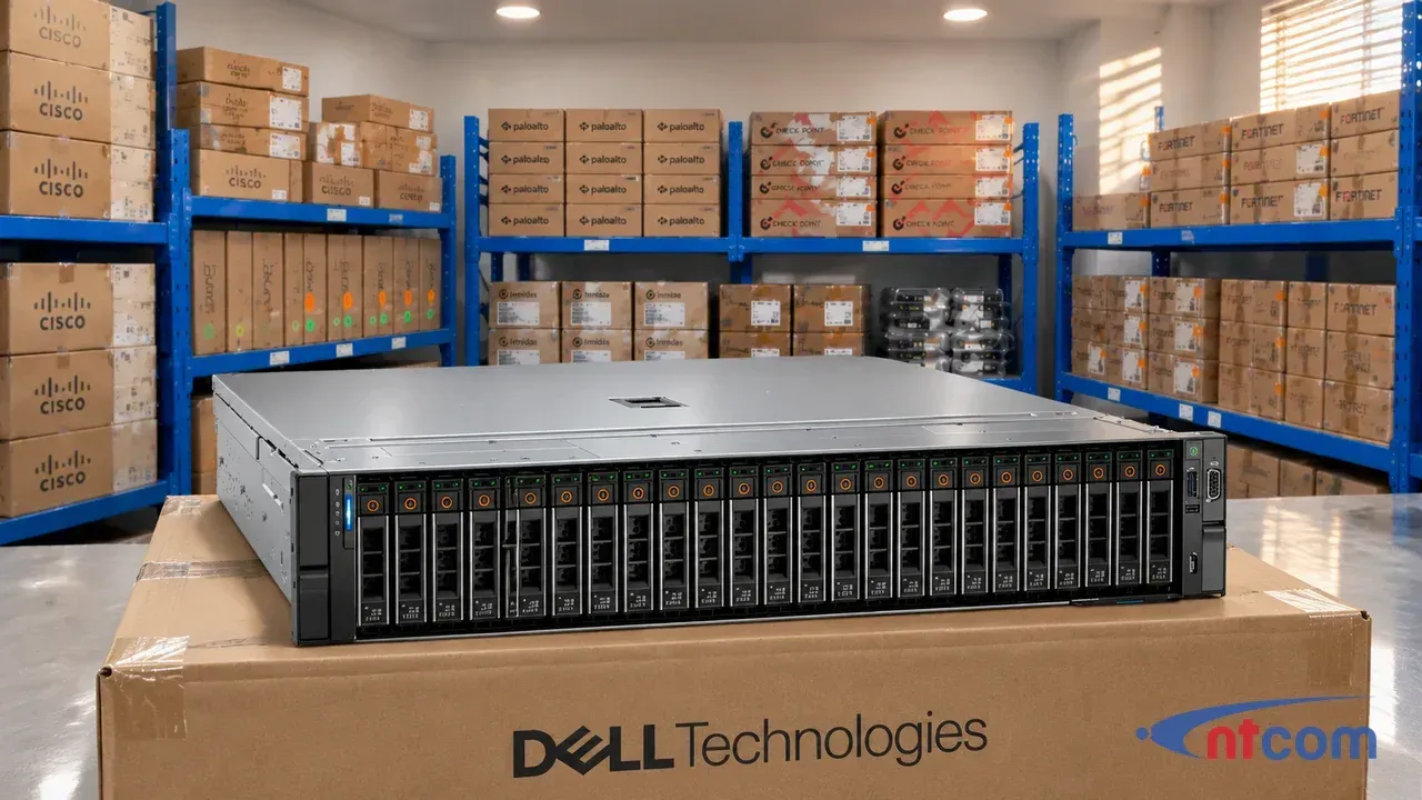 Ảnh minh hoạ Dell PowerEdge R760 tại phòng lab NTCOM