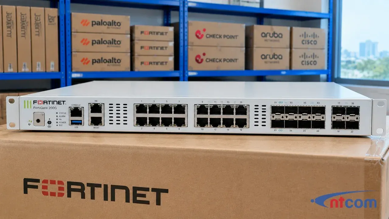 Fortinet FG-200G tại NTCOM (ảnh minh hoạ)