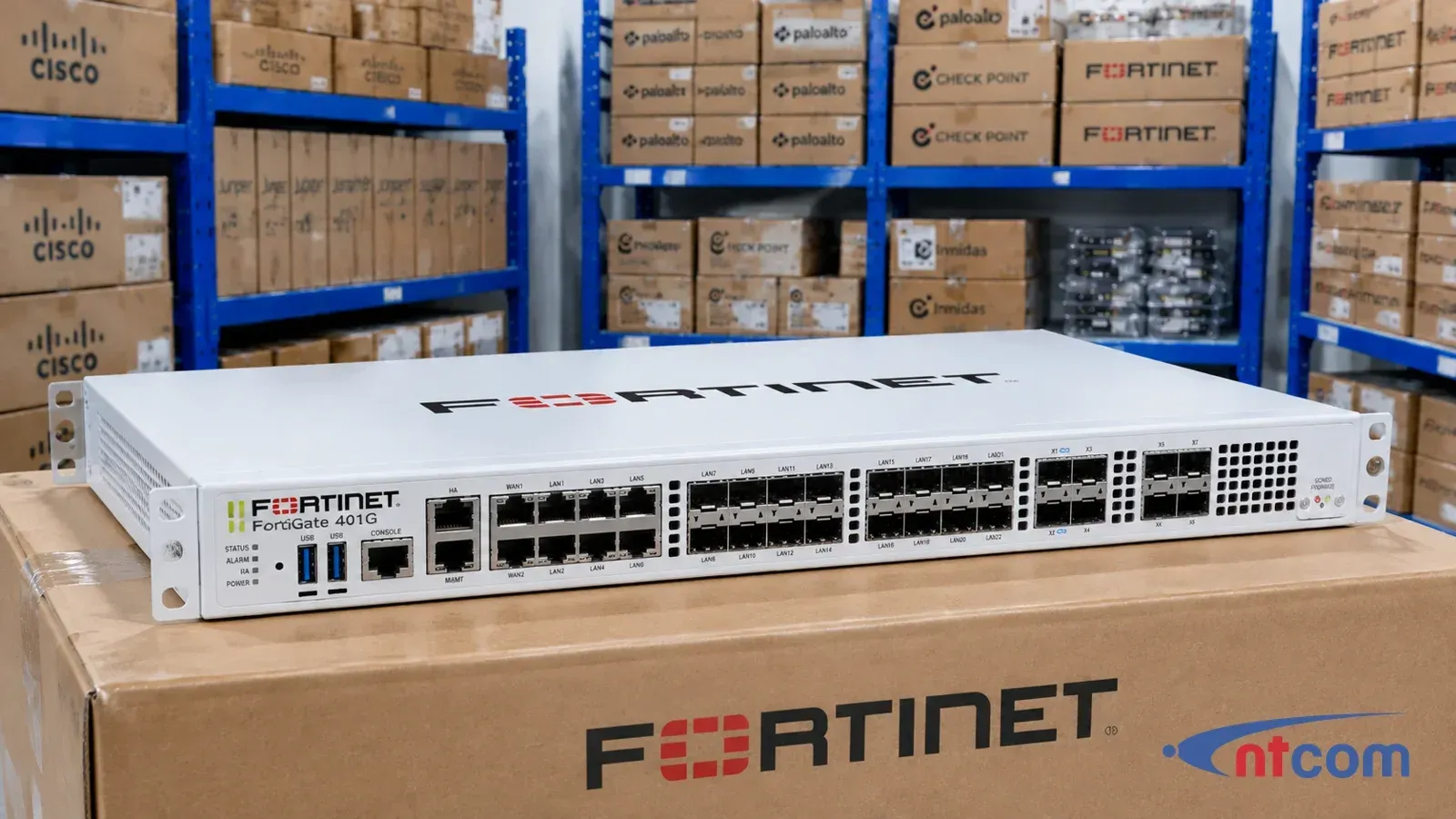 Fortinet FG-401G tại NTCOM (ảnh minh hoạ)