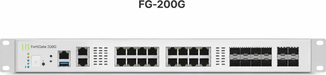 Hình vector mặt trước Fortinet FG-200G (ảnh minh hoạ)