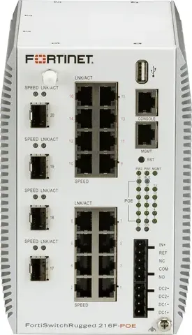 Fortinet FSR-216F-POE mặt trước