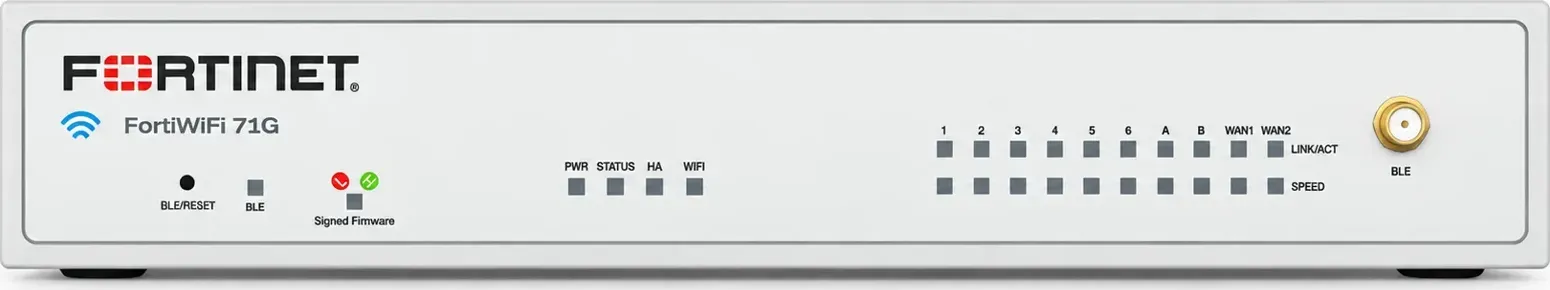 Hình vector mặt trước Fortinet FWF-71G (ảnh minh hoạ)