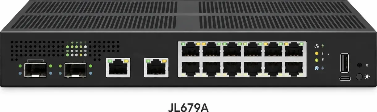 Hình vector mặt trước HPE JL679A (ảnh minh hoạ)