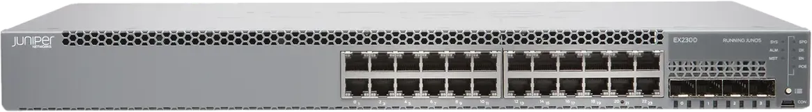 Switch Juniper Networks EX2300 thiết kế cố định 1U tối ưu chi phí
