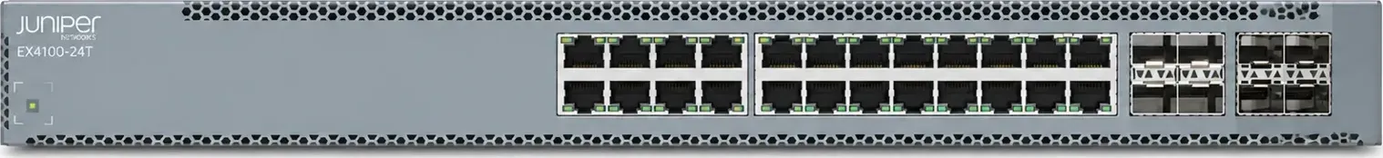 Hình vector mặt trước Juniper EX4100-24T (ảnh minh hoạ)