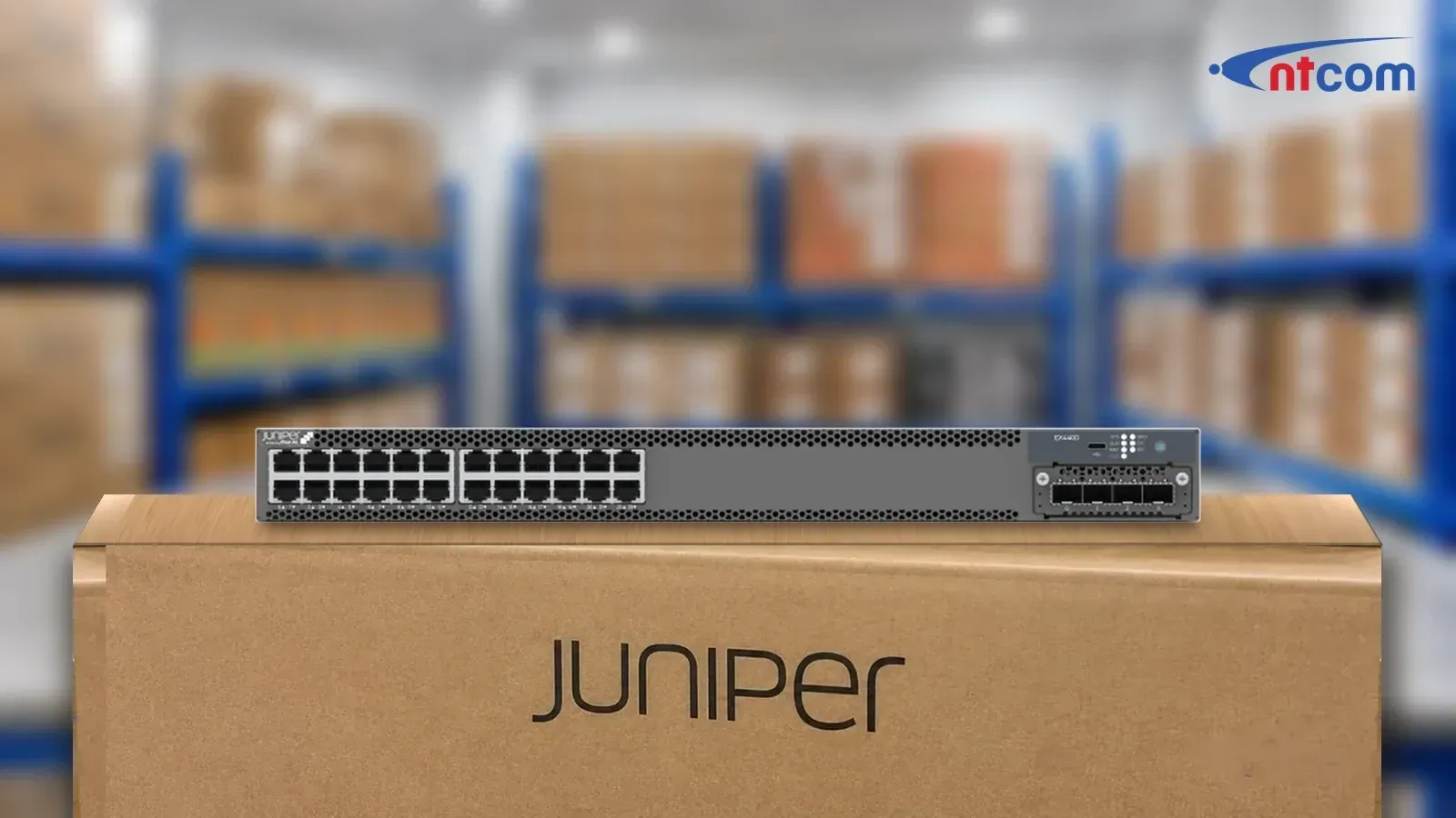 Juniper EX4400-24T-DC tại văn phòng NTCOM (ảnh minh hoạ)