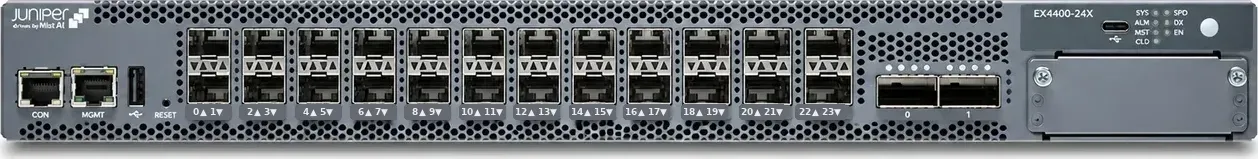 Hình vector mặt trước Juniper EX4400-24X-AFI (ảnh minh hoạ)