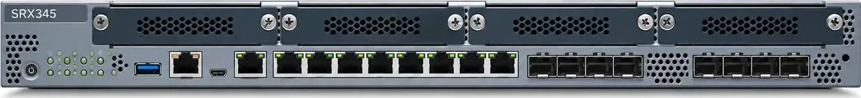 Hình vector mặt trước Juniper SRX345 (ảnh minh hoạ)