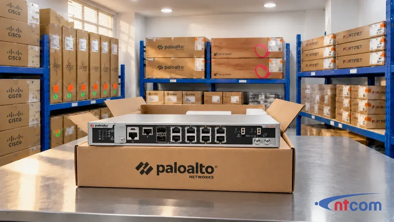 Palo Alto Networks PA-455-5G tại văn phòng NTCOM (ảnh minh hoạ)