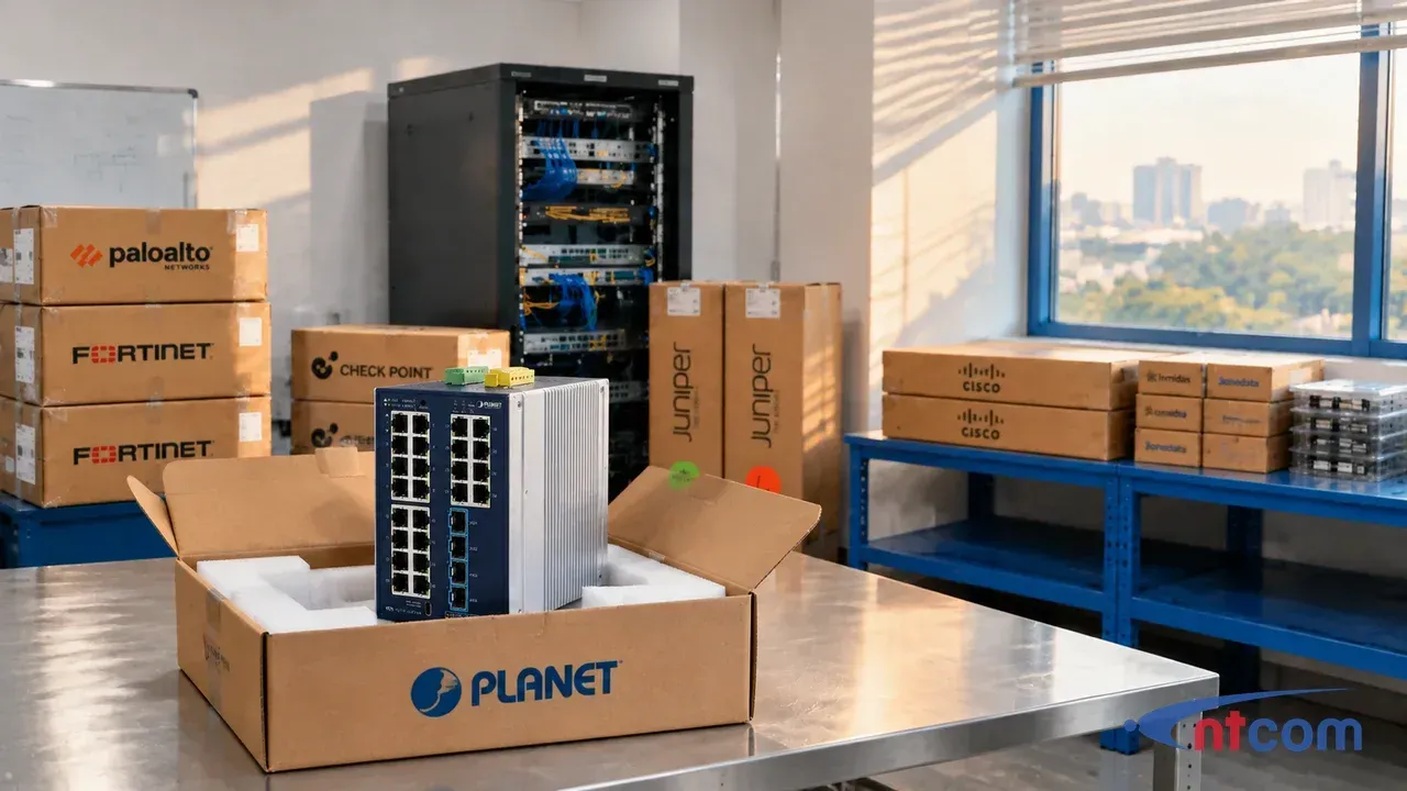 PLANET IGS-4215-24T4X tại văn phòng NTCOM (ảnh minh hoạ)
