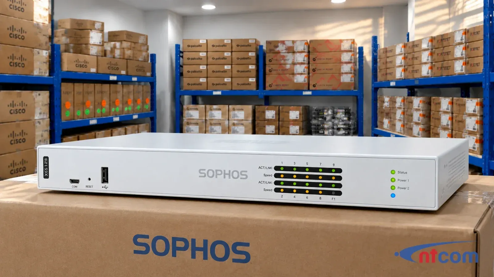 Sophos XGS128W tại văn phòng NTCOM (ảnh minh hoạ)